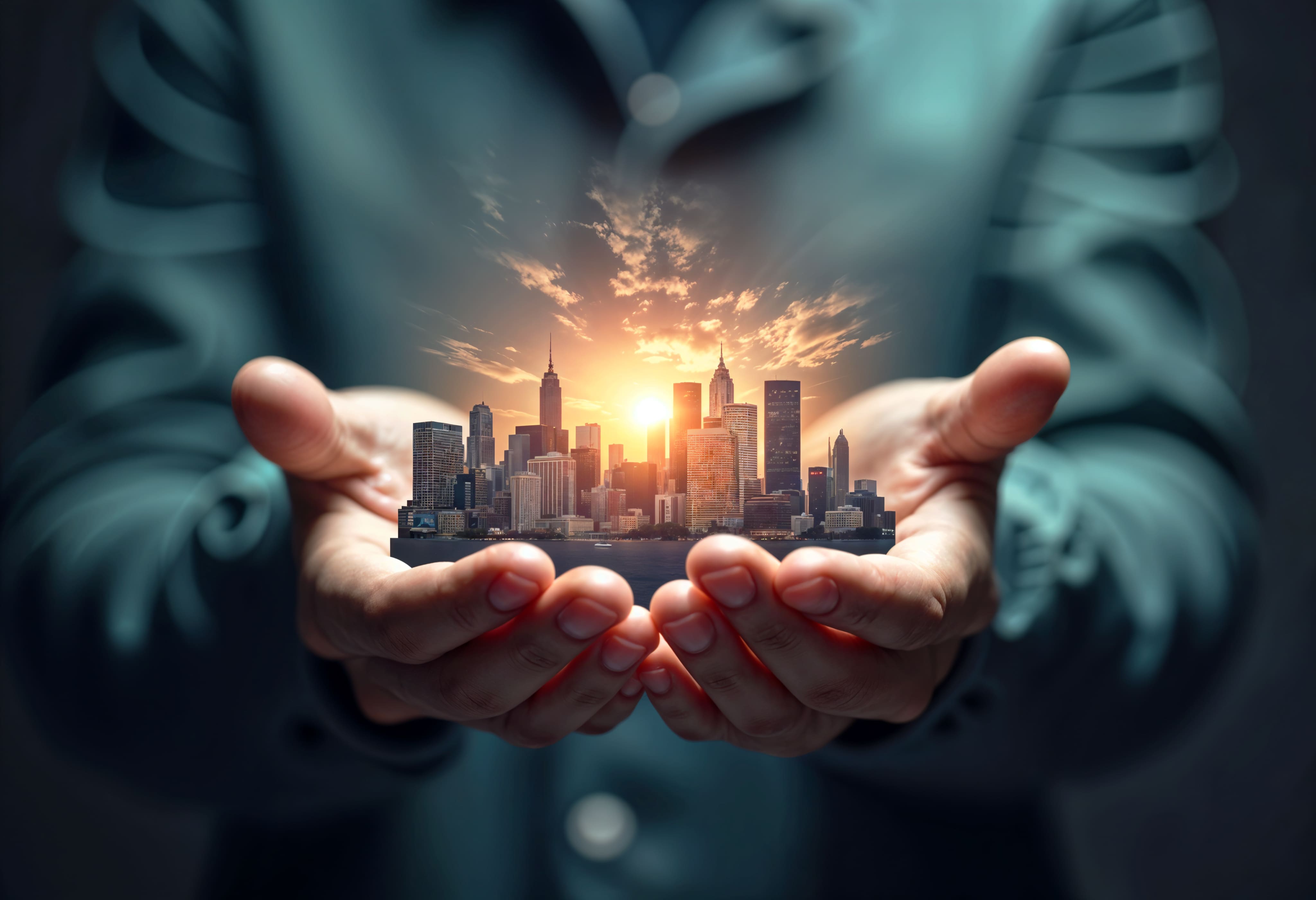 Background image for the page banner showing a business meeting